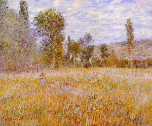 Claude Monet œuvres - Une prairie