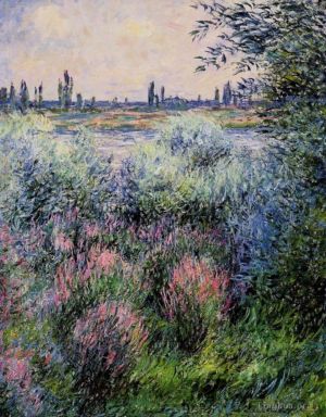 Claude Monet œuvres - Un spot en bord de Seine