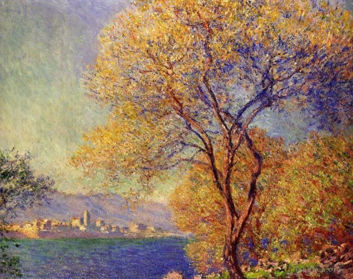 Claude Monet Peinture à l'huile - Antibes vu des jardins de la Salis II
