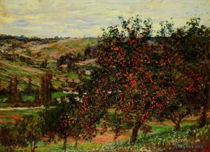 Claude Monet œuvres - Pommiers près de Vétheuil