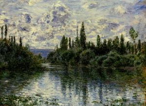 Claude Monet œuvres - Bras de Seine près de Vétheuil