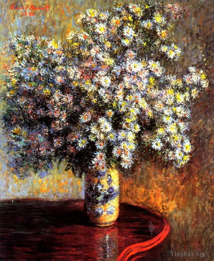 Claude Monet Peinture à l'huile - Asters