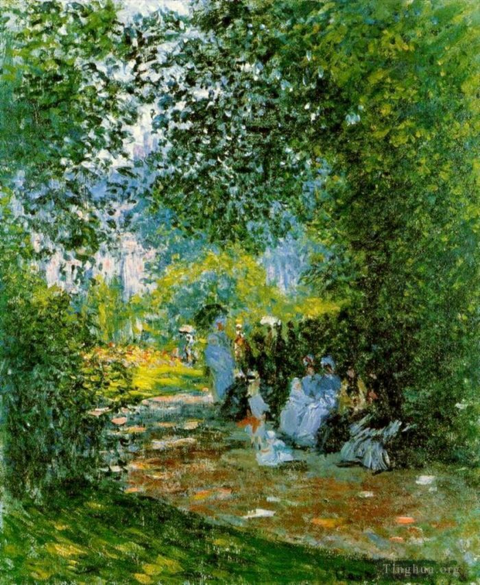 Claude Monet Peinture à l'huile - Au Parc Monceau