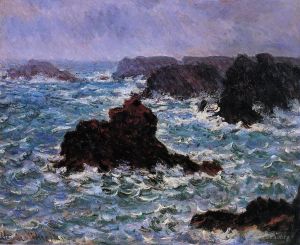 Claude Monet œuvres - Effet Pluie BelleIle