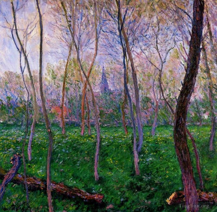 Claude Monet Peinture à l'huile - Bennecourt 1887