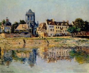 Claude Monet œuvres - Au bord de la rivière à Vernon