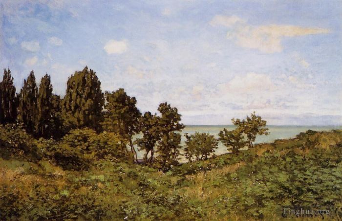 Claude Monet Peinture à l'huile - Par la mer