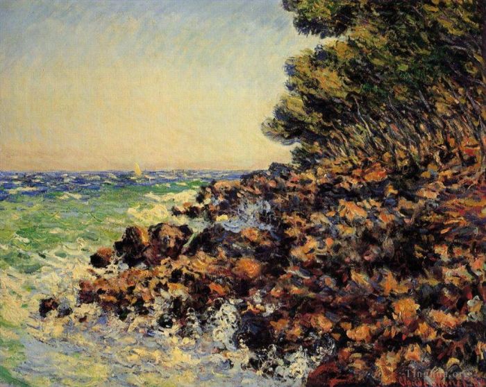 Claude Monet Peinture à l'huile - Cap Martin III