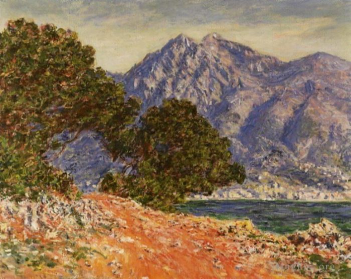 Claude Monet Peinture à l'huile - Cap-Martin
