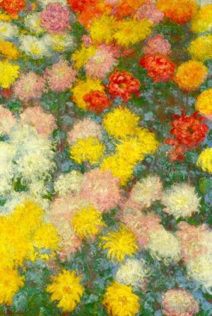 Claude Monet œuvres - Chrysanthèmes III