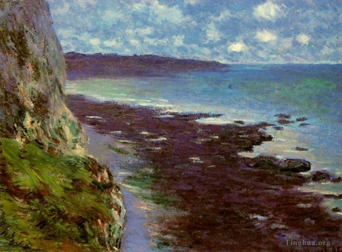 Claude Monet Peinture à l'huile - Falaise près de Dieppe