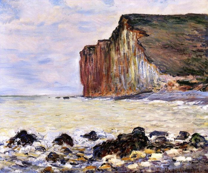 Claude Monet Peinture à l'huile - Falaises des Petites Dalles