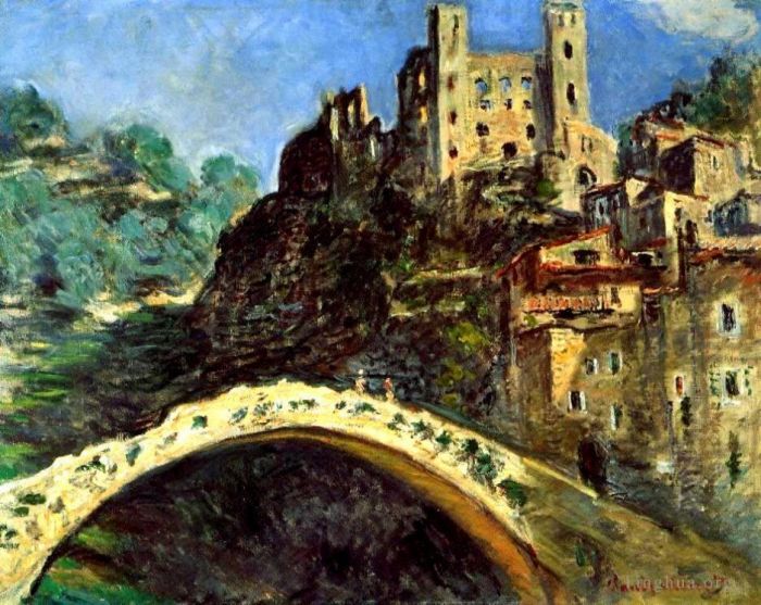 Claude Monet Peinture à l'huile - Dolceacqua