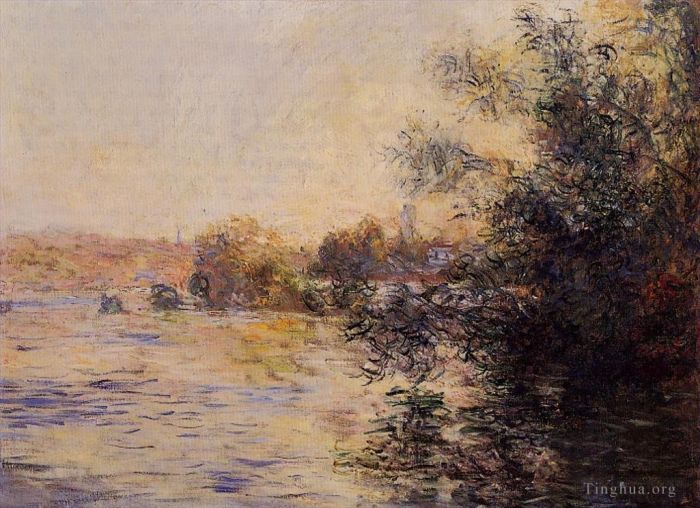 Claude Monet Peinture à l'huile - Effet soir de la Seine