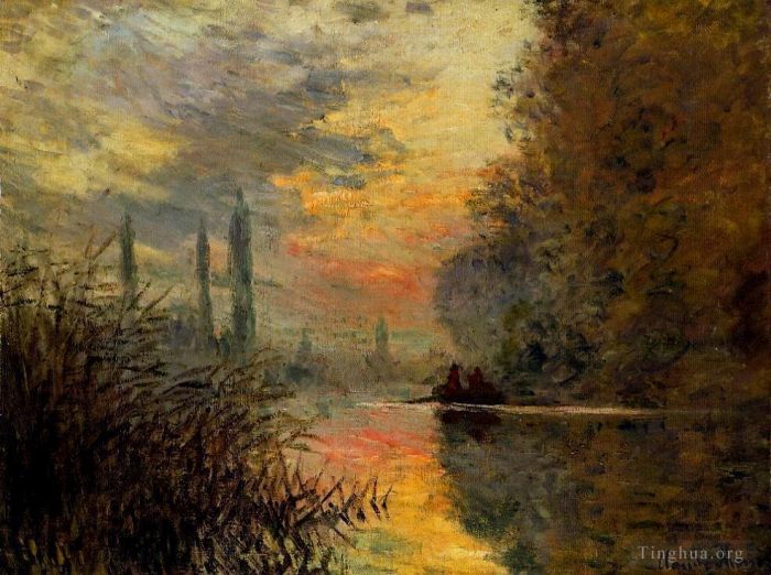 Claude Monet Peinture à l'huile - Soirée à Argenteuil