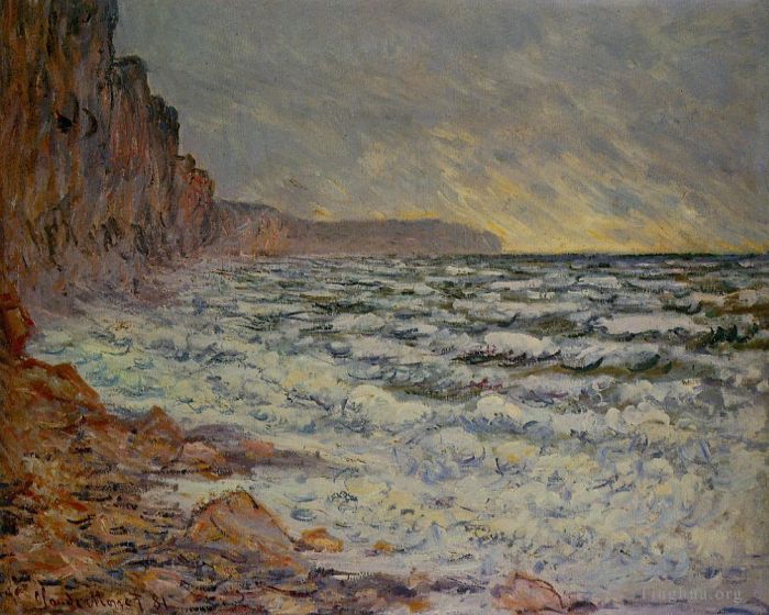 Claude Monet Peinture à l'huile - Fécamp en bord de mer
