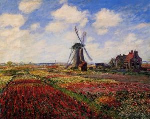 Claude Monet œuvres - Champ de tulipes en Hollande