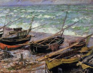 Claude Monet œuvres - Bateaux de pêche