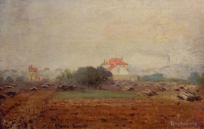 Claude Monet Peinture à l'huile - Effet de brouillard