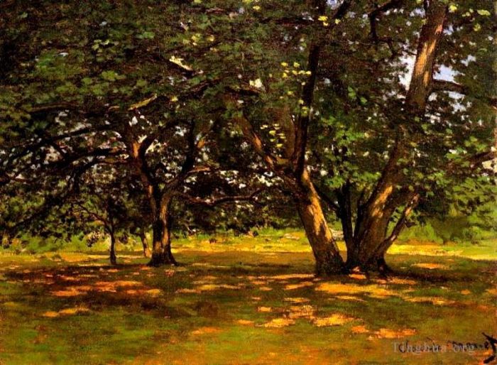 Claude Monet Peinture à l'huile - Forêt de Fontainebleau