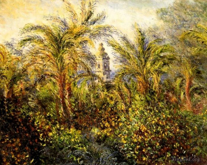 Claude Monet Peinture à l'huile - Jardin de Bordighera Effet Matin