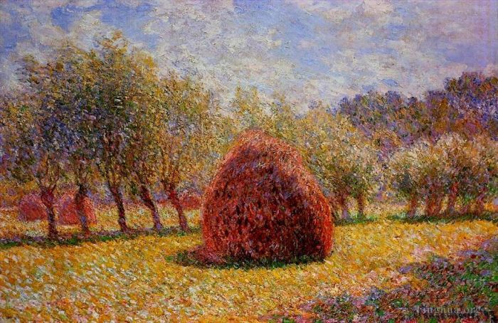 Claude Monet Peinture à l'huile - Meules de foin à Giverny 1895