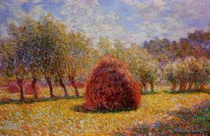 Claude Monet œuvres - Meules de foin à Giverny 1895