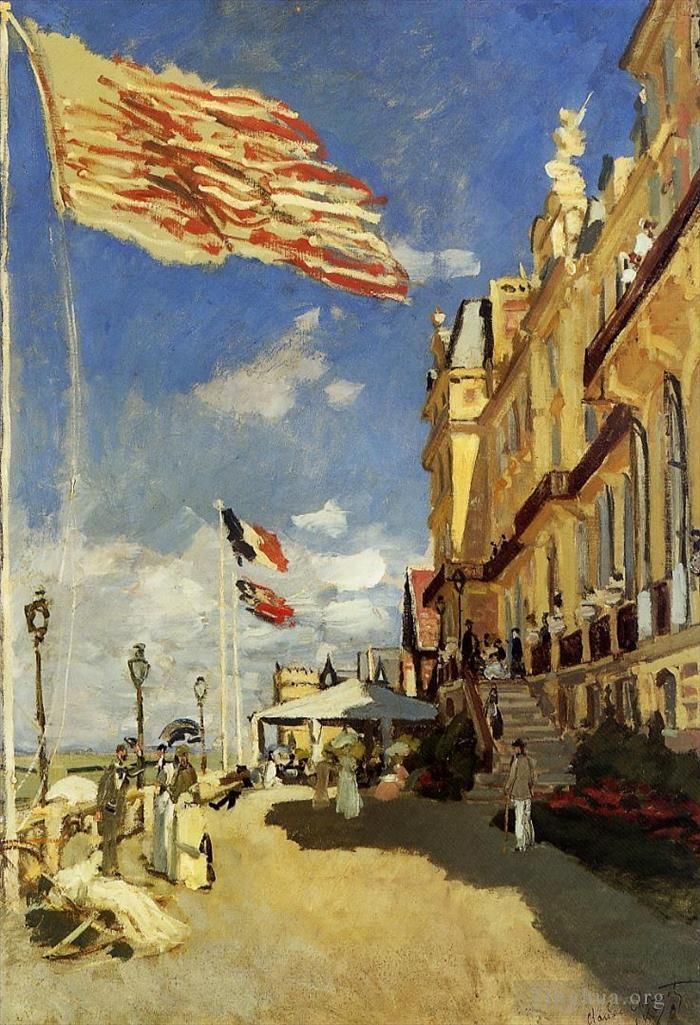 Claude Monet Peinture à l'huile - Hôtel des Roches Noires Trouville