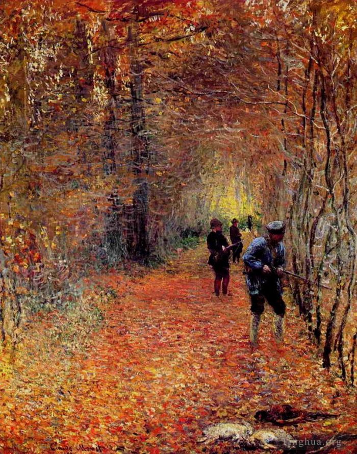 Claude Monet Peinture à l'huile - La chasse alias The Shoot