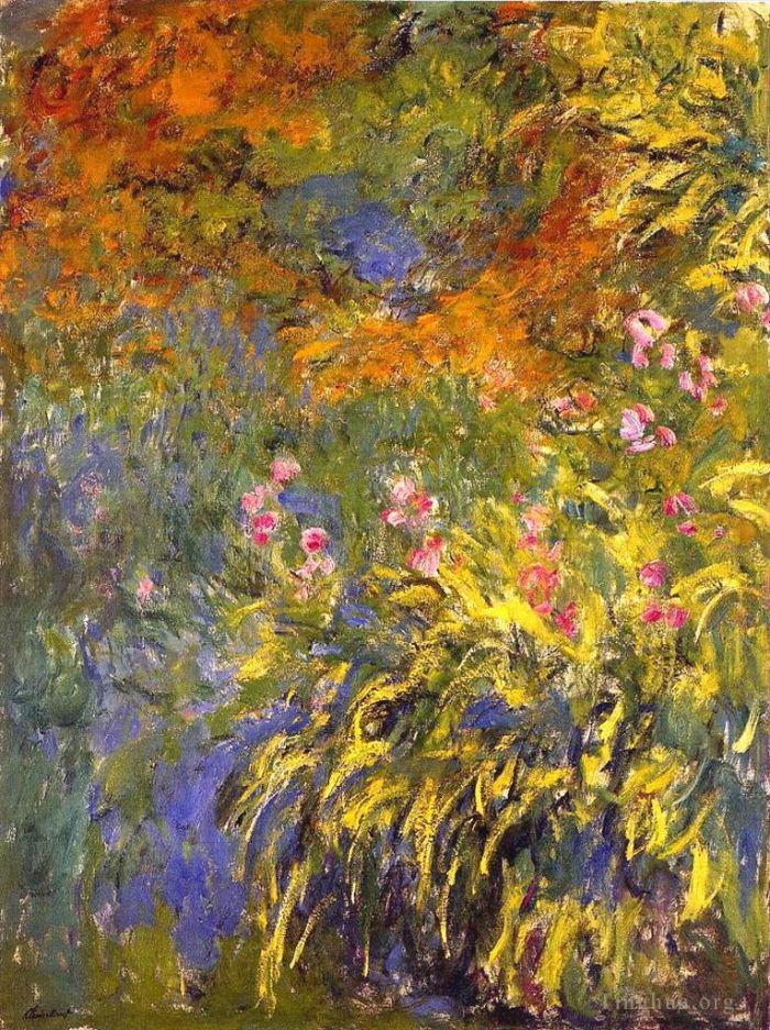 Claude Monet Peinture à l'huile - Iris