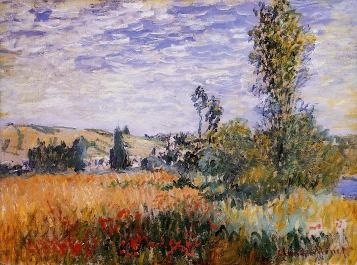 Claude Monet Peinture à l'huile - Paysage à Vétheuil