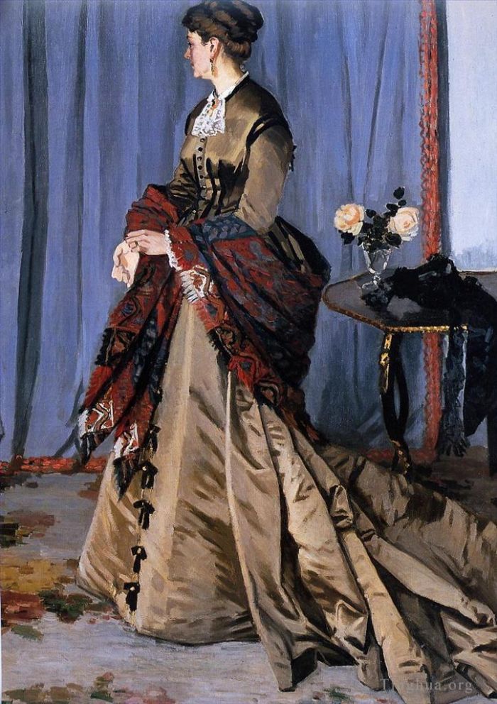 Claude Monet Peinture à l'huile - Madame Gaudibert