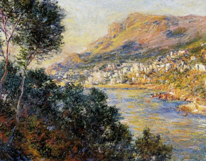 Claude Monet Peinture à l'huile - Monte-Carlo vu de Roquebrune