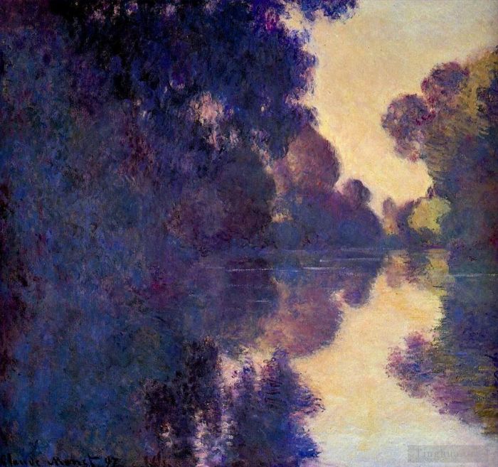 Claude Monet Peinture à l'huile - Matinée sur la Seine Temps clair II