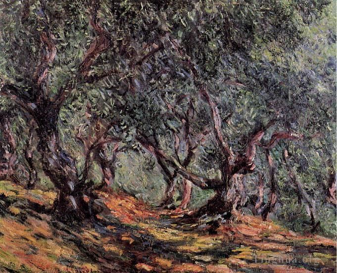 Claude Monet Peinture à l'huile - Oliviers à Bordighera