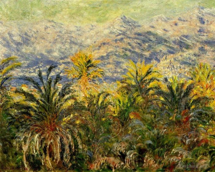 Claude Monet Peinture à l'huile - Palmiers à Bordighera