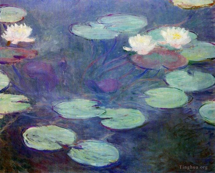 Claude Monet Peinture à l'huile - Nénuphars roses