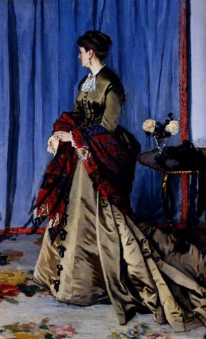 Claude Monet œuvres - Portrait De Madame Gaudibert