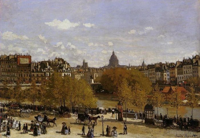 Claude Monet Peinture à l'huile - Quai du Louvre
