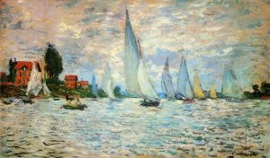 Claude Monet œuvres - Régate à Argenteuil II