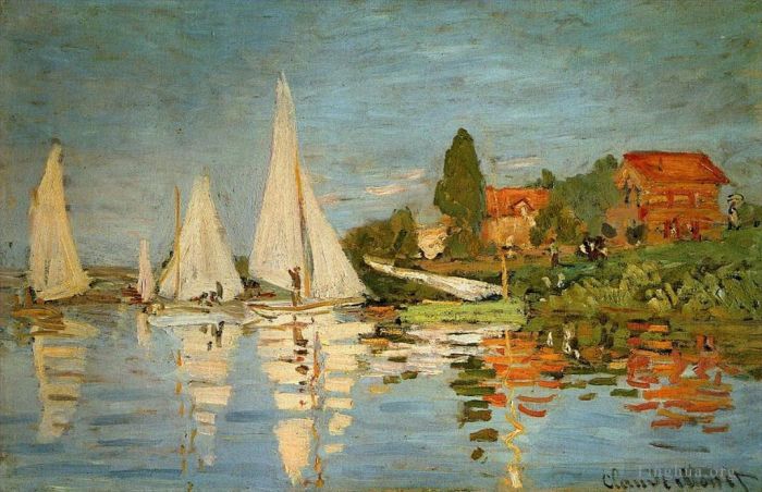 Claude Monet Peinture à l'huile - Régates à Argenteuil