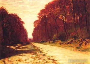 Claude Monet œuvres - Route dans une forêt