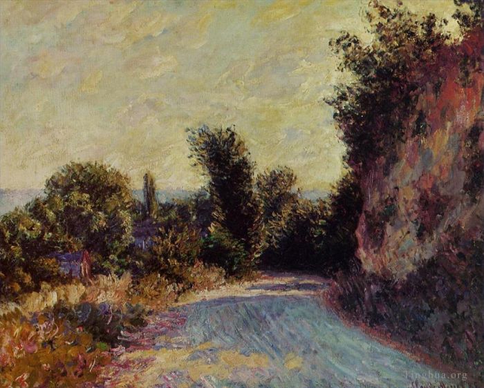Claude Monet Peinture à l'huile - Route près de Giverny