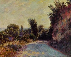 Claude Monet œuvres - Route près de Giverny