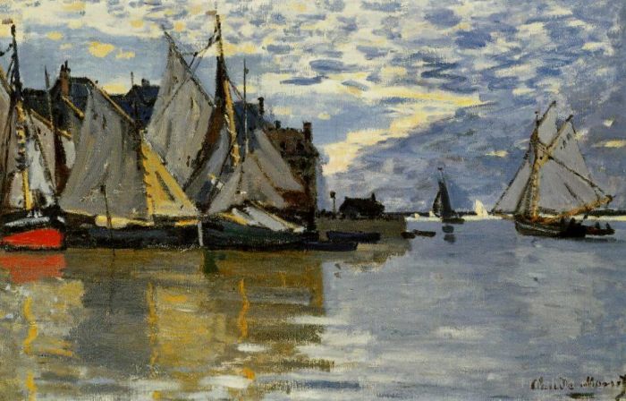 Claude Monet Peinture à l'huile - Voilierscirca