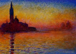 Claude Monet œuvres - San Giorgio Maggiore au crépuscule