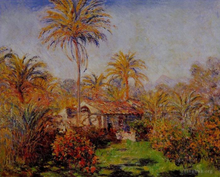 Claude Monet Peinture à l'huile - Petite ferme de campagne à Bordighera