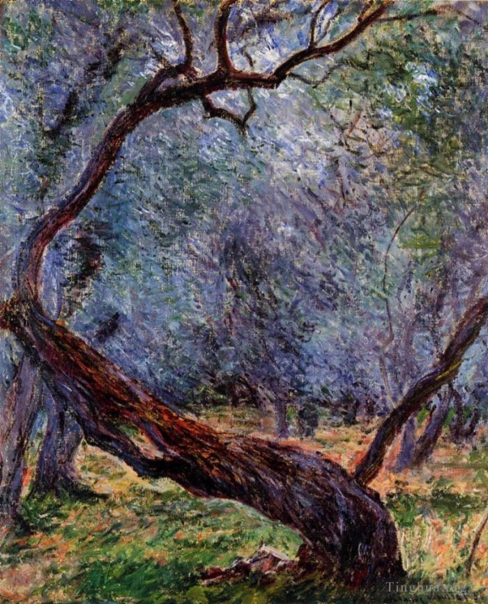 Claude Monet Peinture à l'huile - Etude des Oliviers