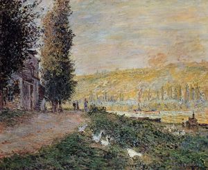 Claude Monet œuvres - Les quais de Seine Lavacour