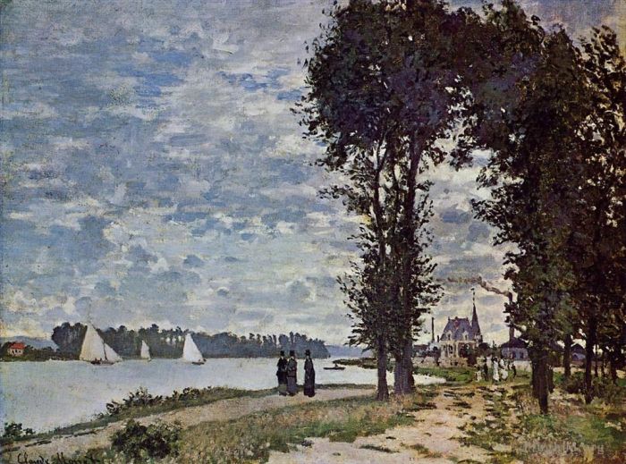Claude Monet Peinture à l'huile - Les quais de Seine à Argenteuil